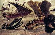 Filippo Napoletano Naval Battle Sweden oil painting artist